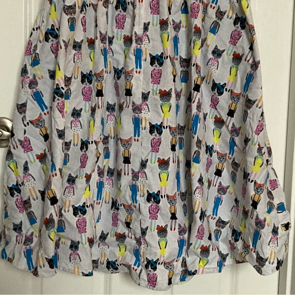 Retrolicious Stylish Cats Dress - Picture 4 of 5